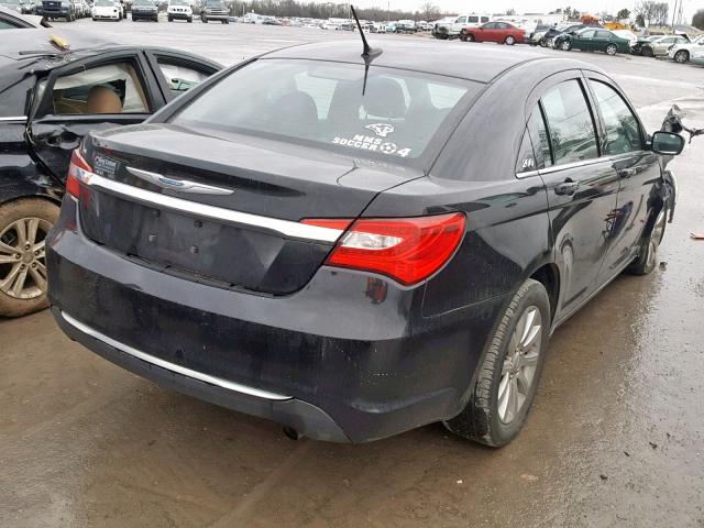 1C3CCBBB2DN503704 - 2013 CHRYSLER 200 TOURIN BLACK photo 4