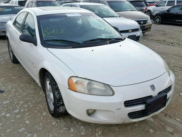 1B3EL56R02N123661 - 2002 DODGE STRATUS ES WHITE photo 1