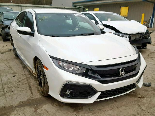 SHHFK7H49JU421804 - 2018 HONDA CIVIC SPOR WHITE photo 1