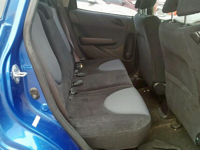 JHMGD38637S015621 - 2007 HONDA FIT S 蓝色 照片 6