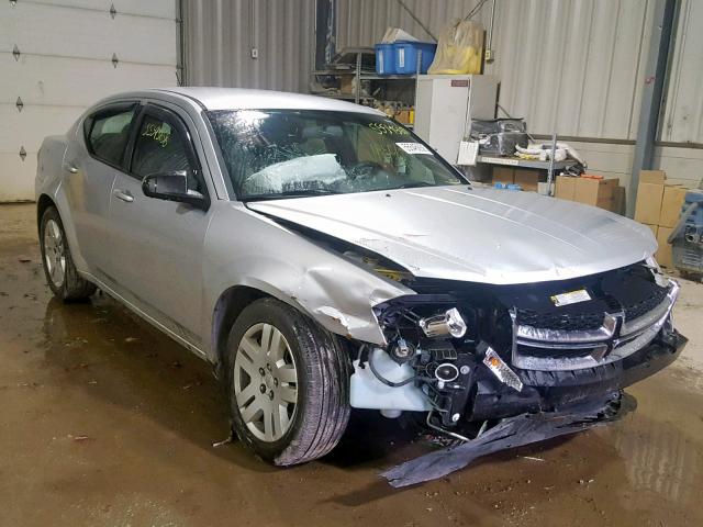 1B3BD4FB9BN564251 - 2011 DODGE AVENGER EX SILVER photo 1