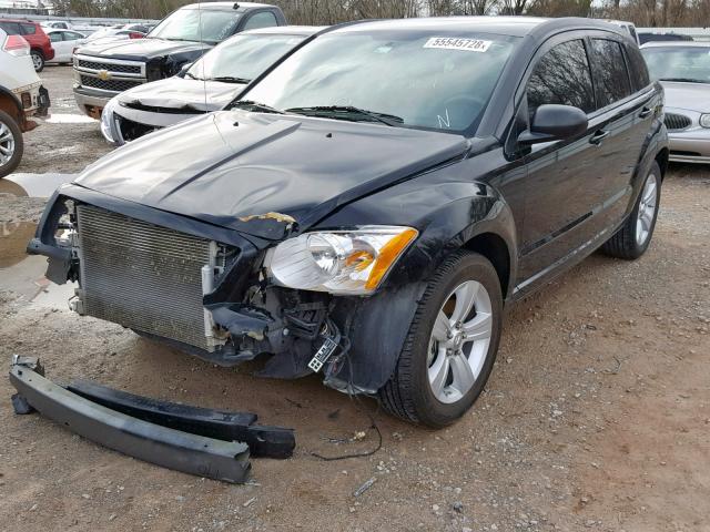 1C3CDWDA1CD535721 - 2012 DODGE CALIBER SX BLACK photo 2