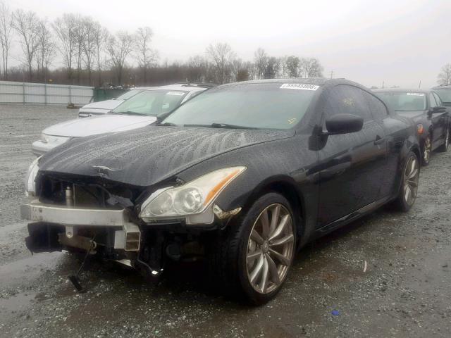 JN1CV6EK7AM102291 - 2010 INFINITI G37 BASE BLACK photo 2