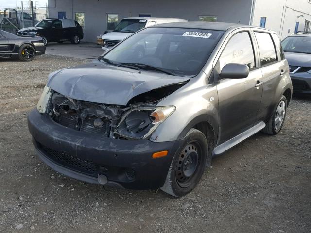 JTKKT624650119061 - 2005 TOYOTA SCION XA GRAY photo 2