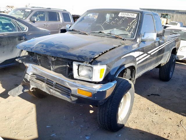 JT4VN13G4M5042508 - 1991 TOYOTA PICKUP 1/2 BLACK photo 2