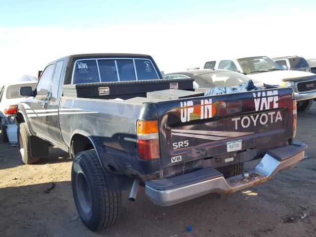 JT4VN13G4M5042508 - 1991 TOYOTA PICKUP 1/2 BLACK photo 3