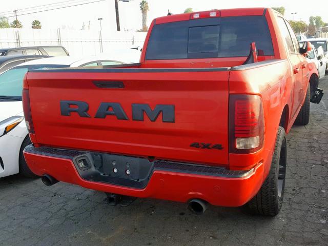 1C6RR7MT3HS828643 - 2017 RAM 1500 SPORT RED photo 4