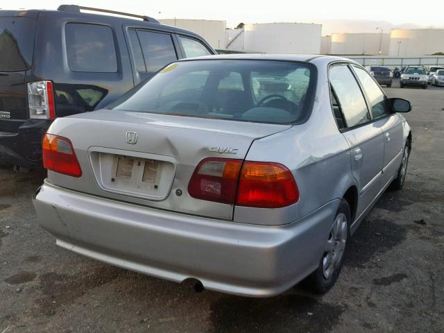 2HGEJ6614YH544502 - 2000 HONDA CIVIC BASE Gümüş foto 4