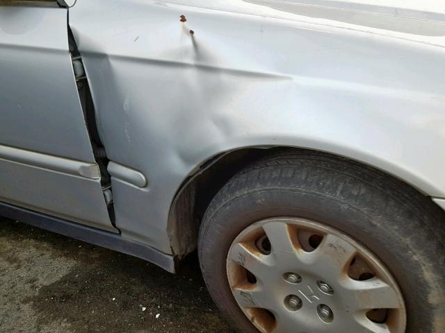 2HGEJ6614YH544502 - 2000 HONDA CIVIC BASE Gümüş foto 9