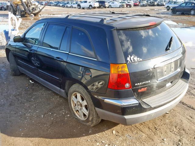 2C8GF68474R590361 - 2004 CHRYSLER PACIFICA BLACK photo 3