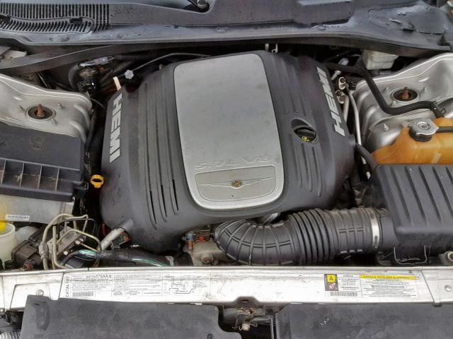 2C3KA63H17H684142 - 2007 CHRYSLER 300C SILVER photo 7