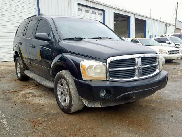 1D4HD48N15F621611 - 2005 DODGE DURANGO SL BLACK photo 1