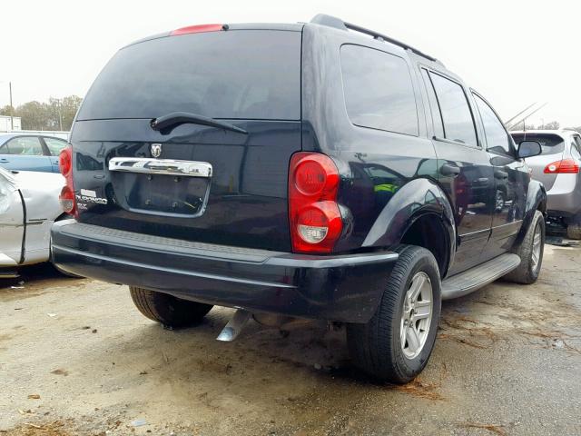 1D4HD48N15F621611 - 2005 DODGE DURANGO SL BLACK photo 4