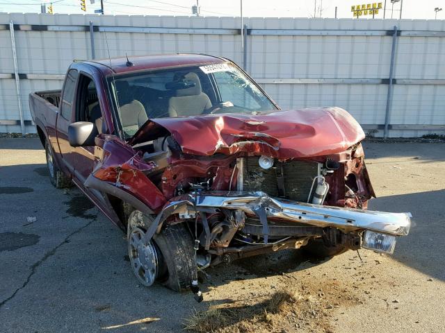 1GCCS19E988133445 - 2008 CHEVROLET COLORADO BURGUNDY photo 1