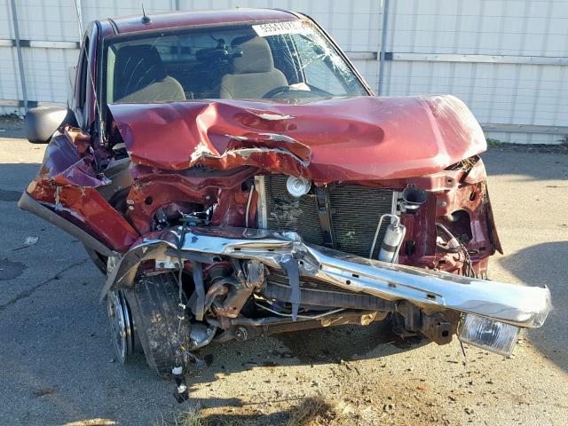 1GCCS19E988133445 - 2008 CHEVROLET COLORADO BURGUNDY photo 9