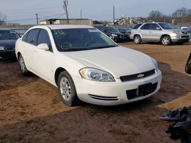 2G1WS553781380032 - 2008 CHEVROLET IMPALA POL WHITE photo 1