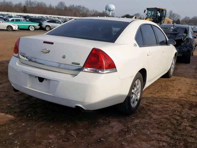 2G1WS553781380032 - 2008 CHEVROLET IMPALA POL WHITE photo 4