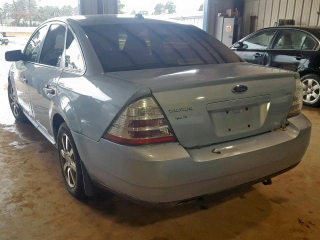 1FAHP24W68G116076 - 2008 FORD TAURUS SEL BLUE photo 3