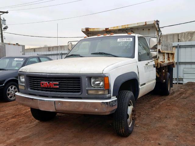 1GDJK34R7YF497643 - 2000 GMC SIERRA K35 WHITE photo 2