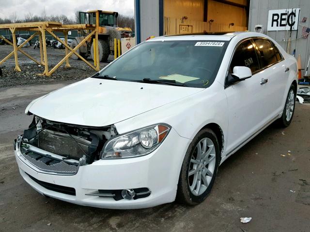 1G1ZG5E76CF133118 - 2012 CHEVROLET MALIBU LTZ თეთრი ფოტო 2
