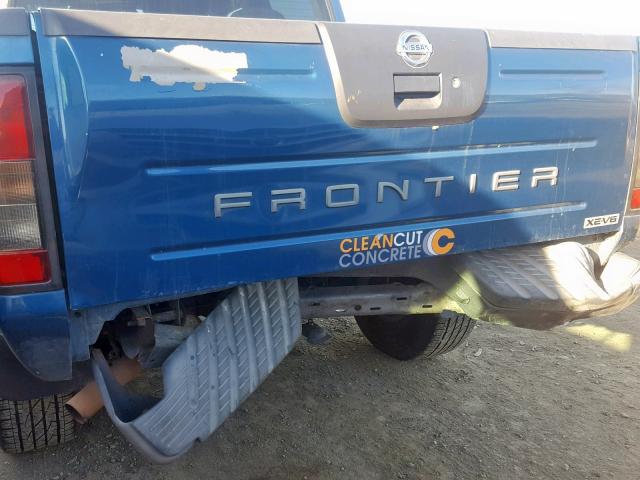 1N6ED27T63C447356 - 2003 NISSAN FRONTIER C BLUE photo 9