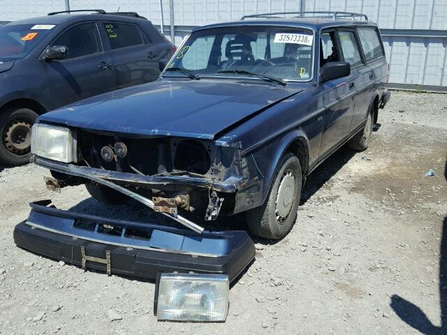 YV1AX8854J1770707 - 1988 VOLVO 245 DL BLUE photo 2