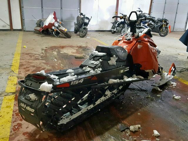 2BPSCEFB5FV000460 - 2015 SKI DOO SUMMIT SP ORANGE photo 4