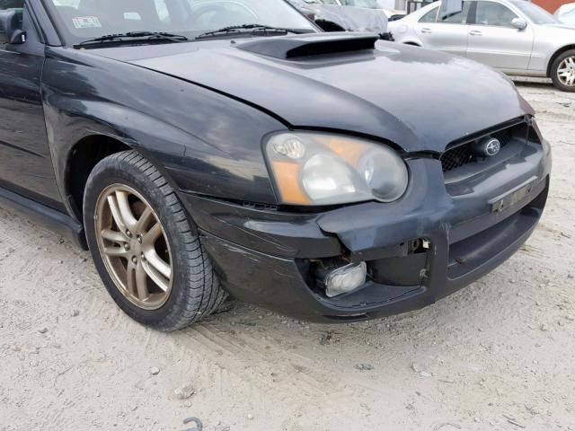 JF1GD29625G524745 - 2005 SUBARU IMPREZA WR BLACK photo 9