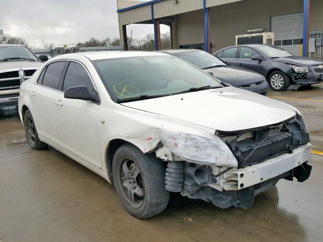 1G1ZG57B884288855 - 2008 CHEVROLET MALIBU LS WHITE photo 1
