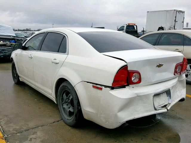 1G1ZG57B884288855 - 2008 CHEVROLET MALIBU LS WHITE photo 3