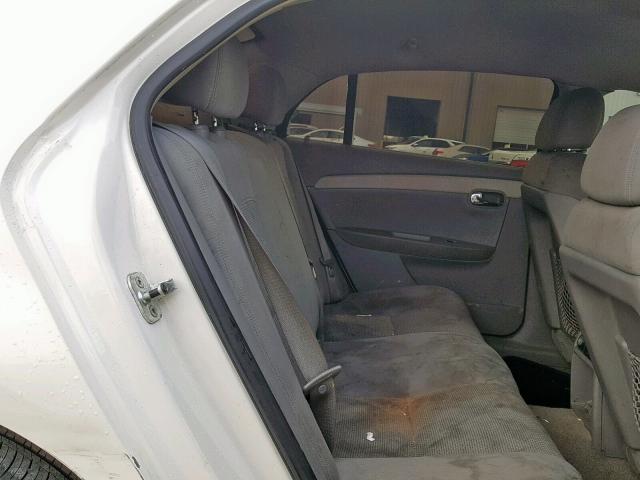 1G1ZG57B884288855 - 2008 CHEVROLET MALIBU LS WHITE photo 6
