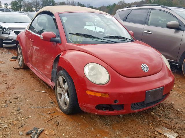 3VWSF31Y66M312811 - 2006 VOLKSWAGEN NEW BEETLE RED photo 1