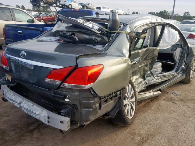 4T1BK3DB4BU401882 - 2011 TOYOTA AVALON BAS GRAY photo 4