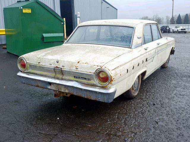 4K42F172257 - 1964 FORD FAIRLANE WHITE photo 4