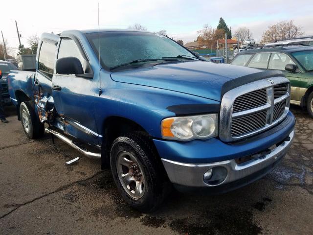 1D7HU18D14J134185 - 2004 DODGE RAM 1500 S BLUE photo 1