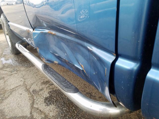 1D7HU18D14J134185 - 2004 DODGE RAM 1500 S BLUE photo 10