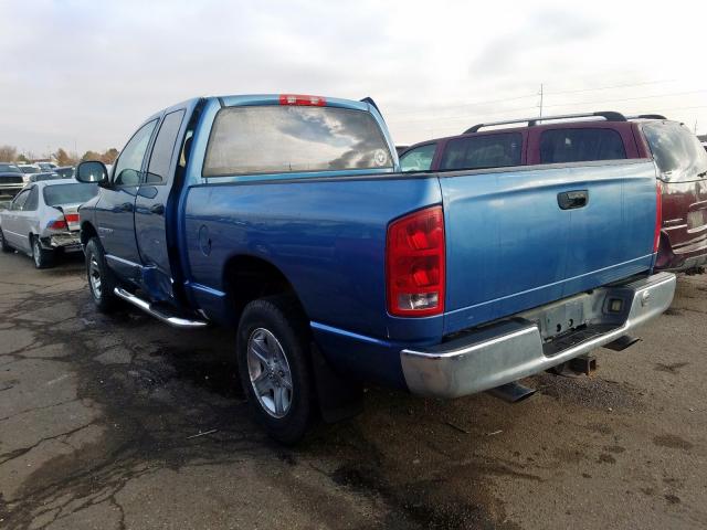 1D7HU18D14J134185 - 2004 DODGE RAM 1500 S BLUE photo 3