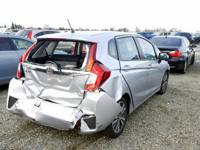 3HGGK5H88FM708214 - 2015 HONDA FIT EX SILVER photo 4