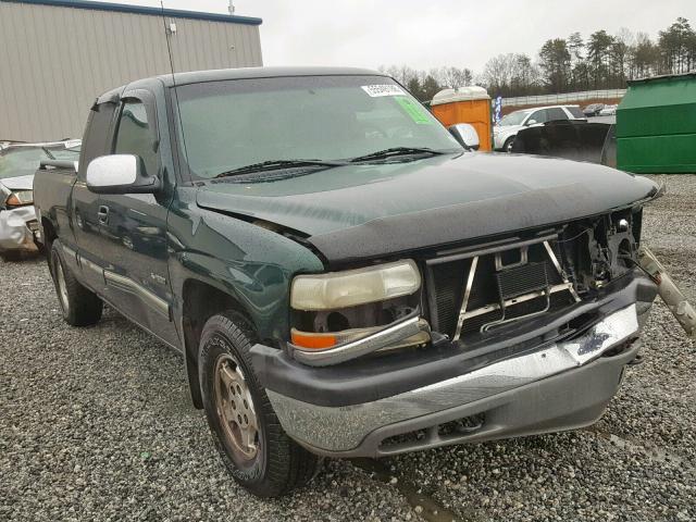 2GCEK19T711329206 - 2001 CHEVROLET SILVERADO GREEN photo 1