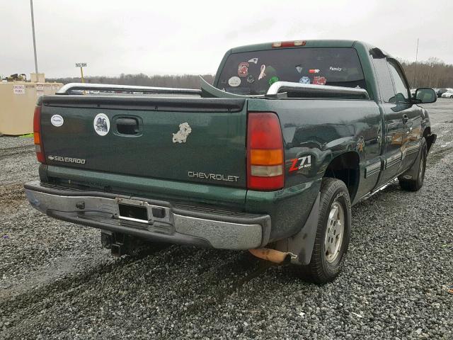 2GCEK19T711329206 - 2001 CHEVROLET SILVERADO GREEN photo 4