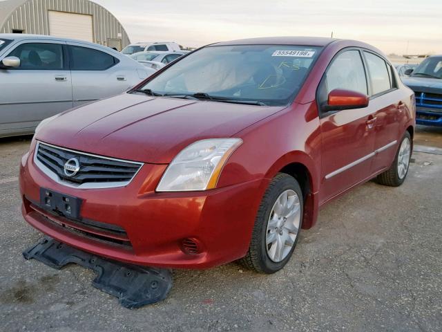 3N1AB6AP8BL717591 - 2011 NISSAN SENTRA 2.0 RED photo 2