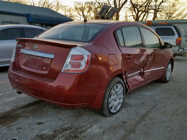 3N1AB6AP8BL717591 - 2011 NISSAN SENTRA 2.0 RED photo 4