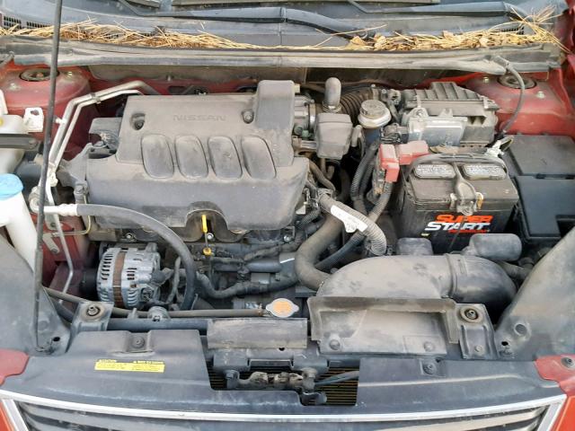 3N1AB6AP8BL717591 - 2011 NISSAN SENTRA 2.0 RED photo 7