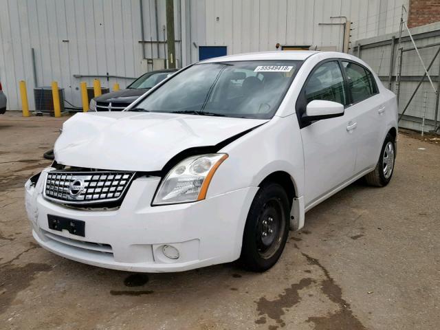 3N1AB61E89L680664 - 2009 NISSAN SENTRA 2.0 WHITE photo 2