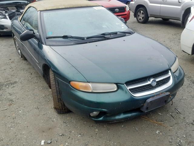 3C3EL55HXVT514915 - 1997 CHRYSLER SEBRING JX GREEN photo 1