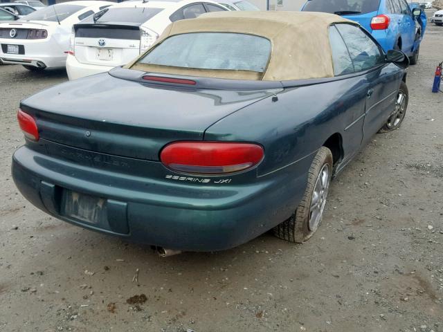 3C3EL55HXVT514915 - 1997 CHRYSLER SEBRING JX GREEN photo 4