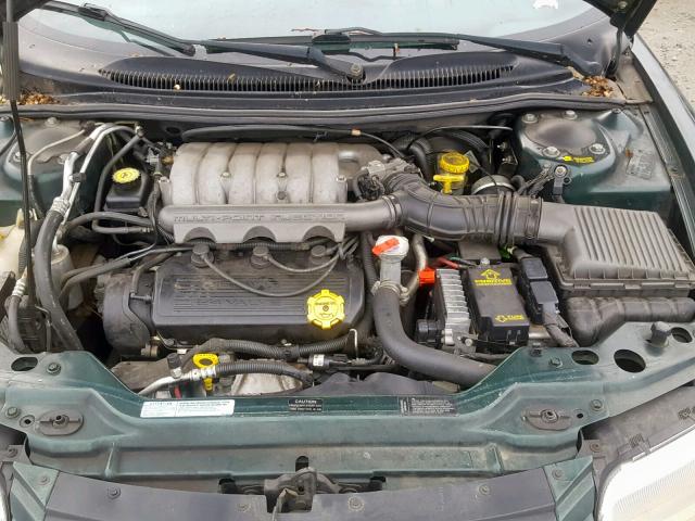 3C3EL55HXVT514915 - 1997 CHRYSLER SEBRING JX GREEN photo 7