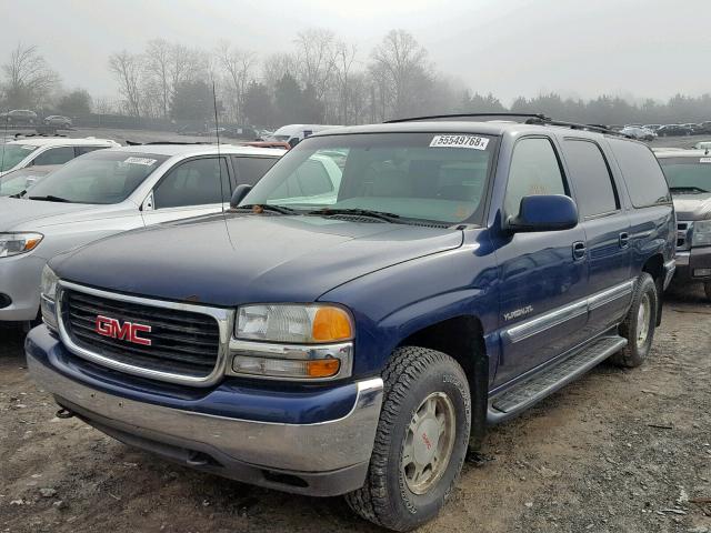 1GKFK16T41J189120 - 2001 GMC YUKON XL K BLUE photo 2