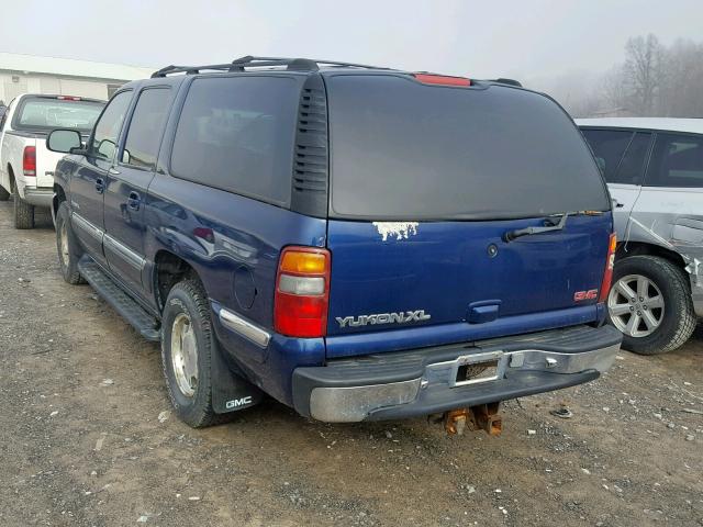 1GKFK16T41J189120 - 2001 GMC YUKON XL K BLUE photo 3