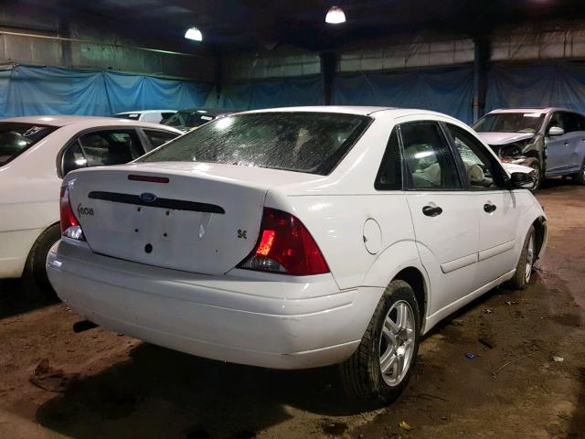 1FAFP34P23W144249 - 2003 FORD FOCUS SE WHITE photo 4